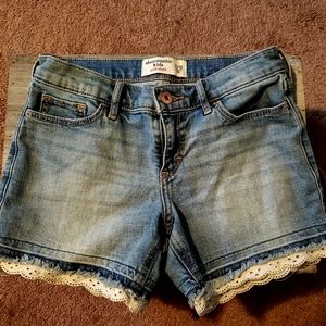 Girls Abercrombie  jean shorts